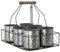 CHEMIN DE CAMPAGNE Panier grillagé jardinère extérieur Jardin Pot Fleur Zinc Gris 29cm