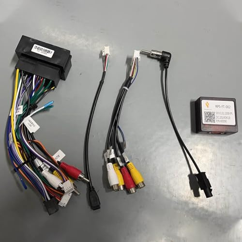 Car Stereo Radio Wire Compatible with 2-Din Low-end versions of Fiat Ducato 2007-2023, Peugeot Boxer 2007-2023, Citroen Jumper II 2007-2023, Citroen Relay 2007-2023