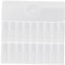 Mobestech 50 Pcs Concave Slide Blank Microscope Slides Microscopic Slides Clear Microscope Slides Concave Microscope Slides Laboratory Microscope Slides Cover Slip Frosted Glass
