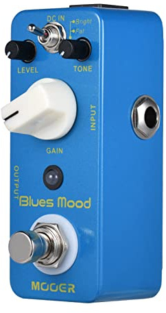 Sunydog NEU Blue Mood Blues Style Overdrive Gitarreneffektpedal 2 Modi (Bright/Fat) True Bypass Full Metal Shell