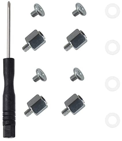 Stytpwra 1Set M.2 SSD Screw Kit NGFF NVME SSD Standoff Mounting M.2 NGFF/NVMe Screw Set Stand Off Screw Hex Nut for A- M.2 SSD