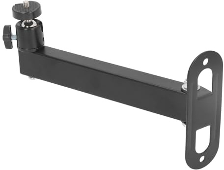 Denash Wall Projector Bracket, Universal Strong Load Capacity Projector Mount Bracket, Multifunctional 1/4 Interface Adjustable Angle for Projectors, TVs, Cameras