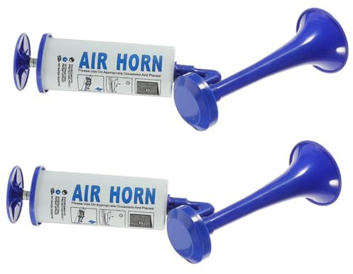 SKISUNO 2stücke Handpumpe Lufthorn Sport Sicherheitspumpe Lufthörner Signalboothorn Für Feiern Fußballspiele Outdoor-aktivitäten