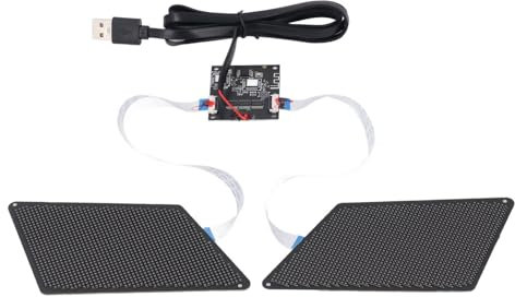 LED Augenschild magische Augen Bluetooth App gesteuert für Rucksäcke Hemden Autos Motorräder anpassbare Texte Animationen Bilder USB betrieben für Spotled App