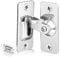 90 Degree Right Angle Door Lock,Door Latch Rotate Bolt Gate Latch Stainless Steel Door Lock Right Angle Sliding Door Locking Latch, Bending Buckle Bolt Lock,for Internal Door Lock, Bathroom Lock, TOI