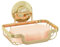 TAILI Soap Dish for Shower, Max Hold 5 KG Suction Soap Holder for Bathroom, Bathtub, Wall Mounted, Waterproof, Drill-Free, Removable Metal Shower Organizer, Stainless Steel Sponge Sink Holder, Gold
