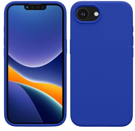 kwmobile Case Compatible with Apple iPhone 16e Case - TPU Silicone Phone Cover with Soft Finish - Baltic Blue