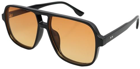 Gafas de Sol Retro de Piloto para Mujer y Hombre, Diseño Clásico Oversize con Doble Puente, Protección UV400 para Uso Diario y Viajes, Elegantes y Duraderas