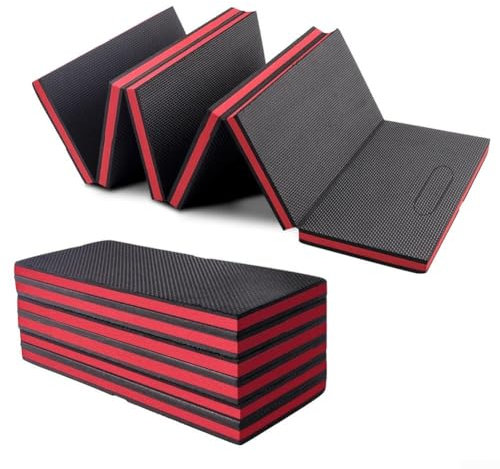Auto-Reparatur-Kniematte, EVA-Schaum-Pad, 6-fach gefaltet, wasserdicht, tragbar, Kissen für Garage, Garten, Bodenbelag, 116,8 x 39,9 x 3 cm