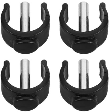 Beaupretty Lot De 4 Porte-Cannes M Accessoire pour Canne Et Béquille Clips De Verrouillage pour Canne De Marche Fixation en Forme De C Remplacement Pratique pour Aide À La Mobilité