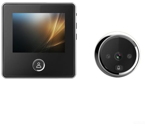 Zilimontt 3.0 Inch Video Peephole Doorbell Camera With 120-Degree Wide Angle View, Infrared, Built-in Memory And 180 Days Standby For Home Security