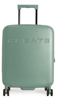 CREATE Luggage Studio/Hartschalenkoffer aus Lavendel/TSA-Vorhängeschloss, 4 Doppelrollen, Innen-Organizer, Teleskopgriff, robuste und langlebige Materialien, grün Salbei, Cabina S Expandible
