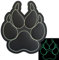 K9 Patch Klett Hund Blackout Glow in the Dark Pfote PVC Patch für Training Diensthund Taktisches Gear Rucksack