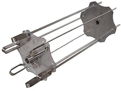 SunshineBBQs BBQ Rotisserie Kebab Skewers in Stainless Steel - 12 Skewers in 2 Different Sizes