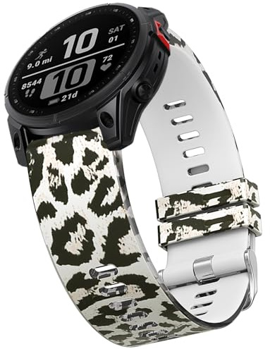 TOPsic Strap 6 Band 22mm Silicone Bracelet for 6/6 Pro/ 6 Sapphire/ 5/5 Plus/Forerunner 935/Forerunner 945/7/ 7 Solar/ 7 Sapphire Solar