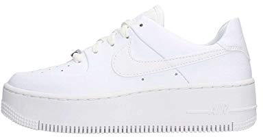 Nike W Af1 Sage Low, Damen Fitnessschuhe, Weiß (White/White/White 100), 36.5 EU