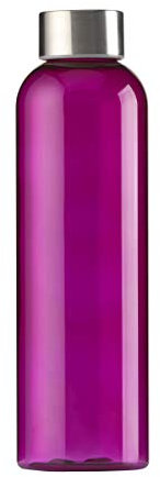 eBuyGB BPA Free Tritan Plastic Reusable Leakproof Eco-Friendly Travel Sports Fitness Gym Water Bottle, 650ml, Pink