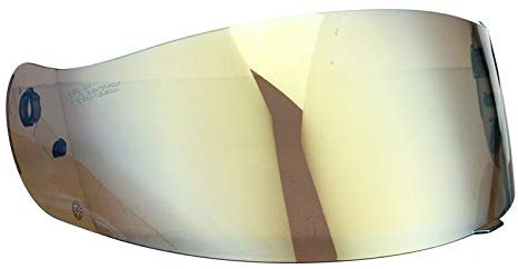 OHNE LOGO FJY-VISIER Motorradvisier HJC-16 CL CL-17 CS-15 CS-R2 CS-15 FG-15 TR-1 Teil der Linse für CS-R1 Wappen der Scheiben des Motorrads gold