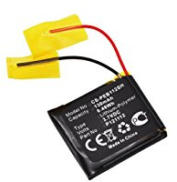 TCTK Akku 130mAh Kompatibel mit [Pebble] 401S, E-Paper, Pebble Steel, Watch 2 Ersetzt P121112 FBA