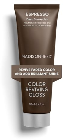 Madison Reed Color Reviving Gloss, Espresso - Brown, Semi-Permanent Hair Dye, Enhances Hair Color & Corrects Tone, Adds Brilliant Shine, Keratin & Argan Oil, 4 Fl Oz (118 mL)