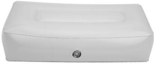 Cuque Verrückter Aufblasbares PVC-Sitzkissen, weiches feuchtigkeitsbeständiges graues bequemes aufblasbares Boot-Sitzkissen, langlebig sicher für Kajak-Fischerboot-Schlauchboot