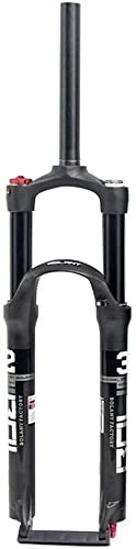 Fahrrad Gabel MTB Suspensionsgabel 2627,5 29, 1-1/8 Gerade Aluminiumlegierung Luftgabelfahrt 120mm Fahrrad Federgabel (Color : Black Inner Tube, Size : 26 inch)