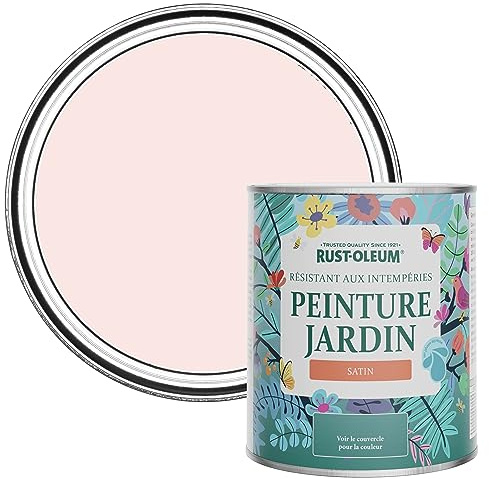 Rust-Oleum Pink Mould-Resistant Garden Paint In Satin Finish - Strawberry Vanilla 750ml