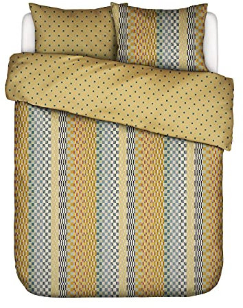 ESSENZA Bettwäsche Stach Autumn Yellow 200x200 + 2X 80x80 cm
