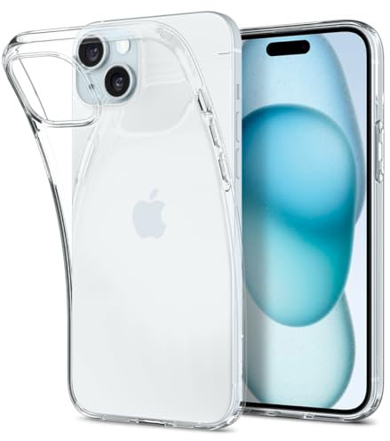 Spigen Liquid Crystal Case Compatible with iPhone 15 Plus - Crystal Clear