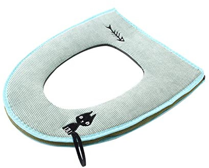 Alipis 1 Pc Sedile del Water Invernale Sedile del Water Riscaldato Paracolpi per Sedile del Water Sedili del Water Fodere per Comò Coprisedile Scaldabagno Domestico Pelle Copriwater