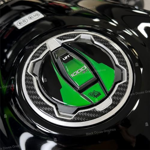 Adesivi resinati 3D protezioni compatibili con KAWASAKI Ninja 1000 SX 2020-2022 (Protezione TAPPO Serbatoio)