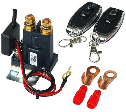 Ronyme Batterie-Abschaltschalter-Isolator, Ferngesteuerter Batterie-Trennschalter, leistungsstarker Anti-Verlust-Batterie-Trennschalter für LKW, Auto, Auto, 12v