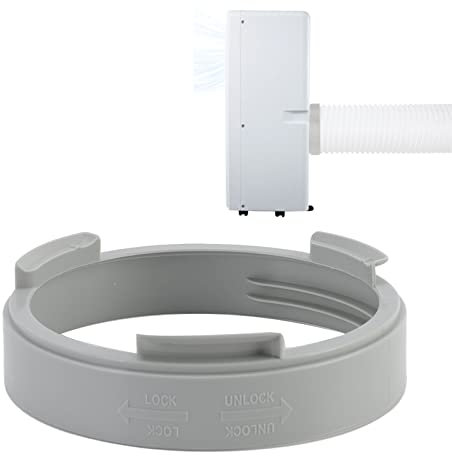 Zerone 6 Inch Portable Air Conditioner Exhaust Hose Coupler - Universal Connector for A/C Unit Tube Tight Connection Suitable for 150mm Diameter Air Conditioning Exhaust Ducts