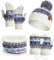 LAUSONS Kinder Mütze Handschuhe Schal Set 4 in 1, Mädchen Jungen Warme Beanie Strickmütze Bommelmütze Fäustlinge und Schlauchschal mit Fleecefutter für 3–8 Jahre Weiß