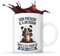 Mug prénom personnalisable | Tasse personnalisée humour fun idée cadeau collègue surnom métier (Mug Standard, Féminin, Panda Grain)