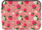 Sletend Cute Strawberry Flower Lightweight Laptop Sleeve for 13-14 Inch Laptop, Soft Fabric Laptop Sleeve Briefcase Quilted Design Durable Shockproof Protective Computer Carrying Cover
