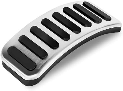 WANGCY Auto Pedal Abdeckung für Benz M-Class ML 320 350 400 500, Performance Pedal Pads Abdeckung Fuß Aluminium Anti-Rutsch-Pedale, Edelstahl Anti-Kratz