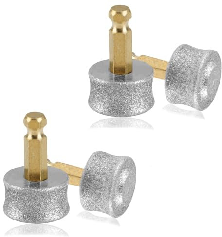 4 PCS Dog Nail Grinder Replacement Heads for Casfuy Wahl Pecute Dog Claw Grinder Wheel Diamond Tip Grinding Head Toenail Paws Grinder for Casfuy N10 N20 N30 Clippers Trimmer for Large Medium Small Dog