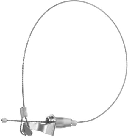 SOLUSTRE Drahtseil aus rostfreiem Stahl bildregal picture hanger ropes umhängeleine lampen Kleiderbügel Kleiderständer Draht zum Aufhängen der Lampe Aufhänger für Drahtseil Rostfreier Stahl