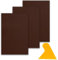 3 Pcs Leather Repair Patch, Light Brown Textured Self Adhesive Leather Repair Patch 11.81 * 7.87in Handmade Craft Material Bags Leather Patch for Sofas Car Seats Curtain Tents