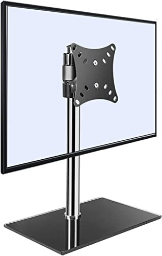 TV Stand TV Unit, Single Monitor Mount, Free-Standing Monitor Riser For 17-27 Inch Screen, Swivel, Height Adjustable, Rotation, Holds Screen TV Mount TV Stand