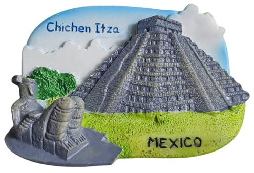 Chichen Itza Yucatan Peninsula Mexico Fridge Magnet Souvenir Travel Fridge 3D Magnetic Decoration Sticker Crafts