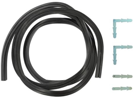 KGA SUPPLIES Guarnizione universale per porta forno 3 lati con angoli quadrati compatibile con Neff