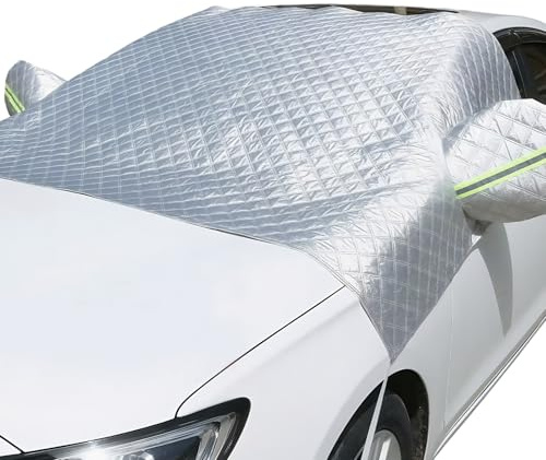 Auto-Frontscheibenabdeckung Winter–Schutz Vor Schnee, EIS, Frost Und Sonne–Universell FüR Alle Jahreszeiten, Geeignet FüR Autos Und SUVs–Scheibenabdeckung Auto,Windschutzscheibenabdeckung-140 * 220cm