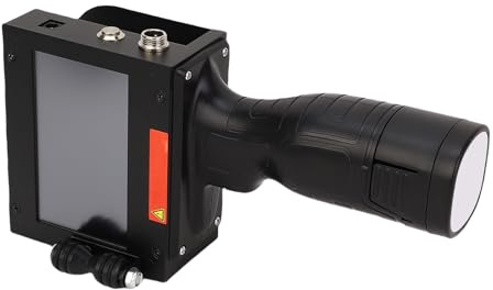 Fafeicy Tragbares Handheld -Tintenstrahldrucker -Pistole Ergonomisches Design für Verschiedene Materialien Industrielle Verpackung (EU-Stecker 100 bis 240 V)