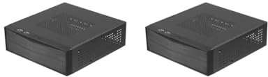 OJREEUB 2 set of Mini ITX Case Professional Metal 2.0 USB Compact Computer Case for Office M05, 19x20.5x6cm