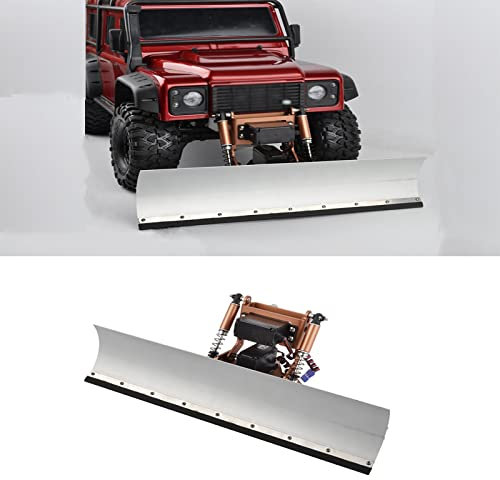 GAOXUQIANG 1/10 RC TRX4 Radio Control Snow Shovel und Servo Snow Sweeping-Werkzeuge für RC TRX4 TRX-4-Upgrade Teil TRX4-Zubehör,No servo
