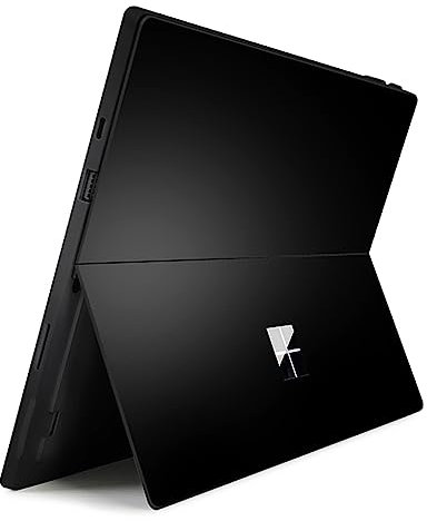 DolDer Microsoft Surface Pro 7 Skin Sticker Aufkleber Designfolie kompatibel mit Microsoft Surface Pro 7(schwarz)