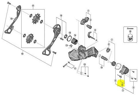 Shimano Grx Rx817 Shadow Plus Cover One Size