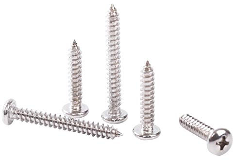 304 Stainless Steel, pan Head/Round Head Tapping Screw-M6.3 * 40 (5 Tablets)